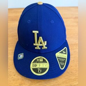 MLBGOLD 25 NEW ERA 59Fifty WORLD SERIES CHAMPIONS L. ÁNGELES DODGERS FITTED HAT